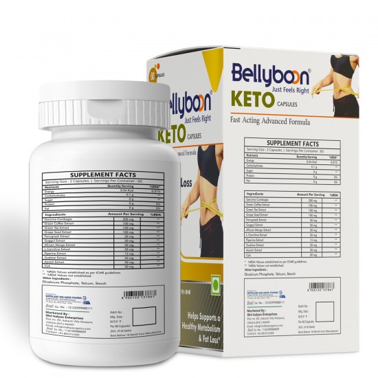 Bellyboon Keto Capsules - Fast Acting Advanced Formula