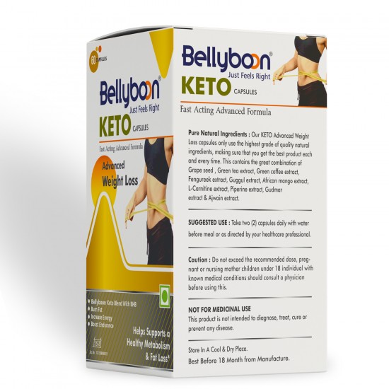 Bellyboon Keto Capsules - Fast Acting Advanced Formula